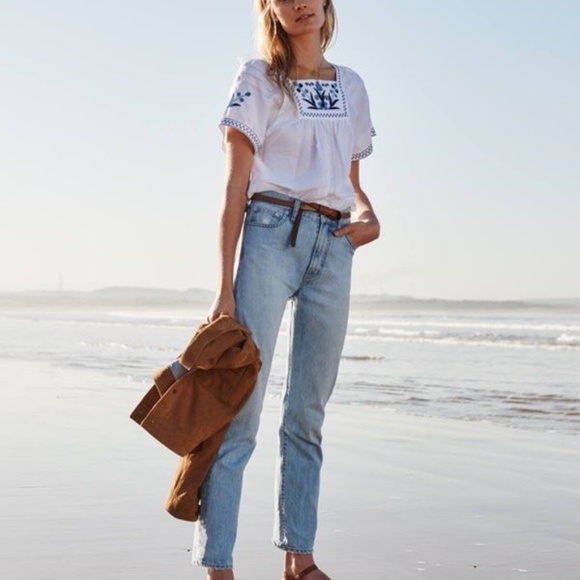 Madewell Tops - Madewell Alma peasant blouse NWT